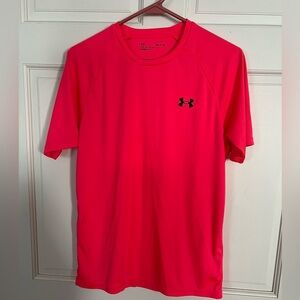 Under Armour Men’s Shirt Size Small Pink/Orange